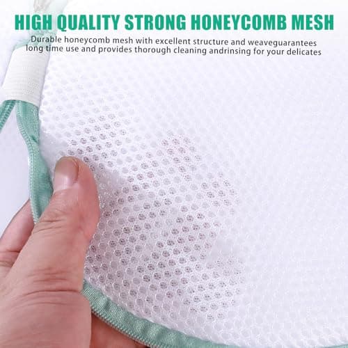 Kimmama Trainer Washing Machine Bag, Shoe Washing Bag, White, 2Pcs — view 6