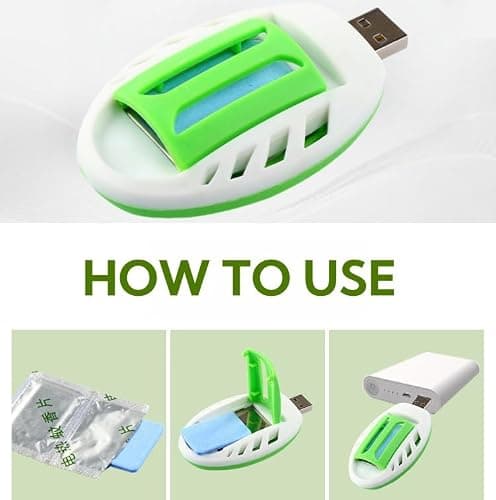 2 PCS Portable USB Mosquito Kil/ler with 120 Repellent Tab/lets,USB Mosquito Repellent Plug In,Portable Safety Summer Sleep Insect repellent,Electric Mosquito Repeller,Indoor Insect Repellent — view 6