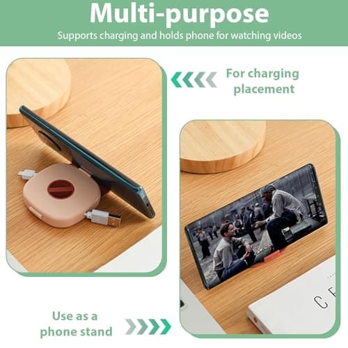 Bamyli 7 Pack Retractable Cord Organiser – Compact Portable Cable Winder, Charging Cord Management for USB Cables & Headphones – for Home, Office, Classroom & Travel — view 5