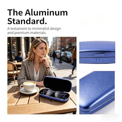 Philley Sunglasses Aluminum Ultra-Light Eyeglasses Case Glasses Case — view 4