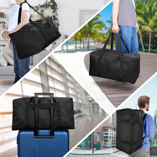 INFANZIA 53L Sports Duffle Bag, 24x12x12 Inch Lightweight Travel Holdall — view 5