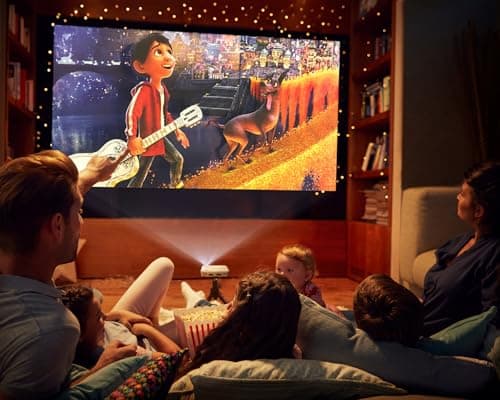 KODAK Luma 150 Pocket Projector, Portable Movie Projector w/Built-In Speaker for Home and Office Produces Images Up to 150 for Anywhere Entertainment, HDMI, USB, MicroSD, Airplay and Miracast Enabled — view 6