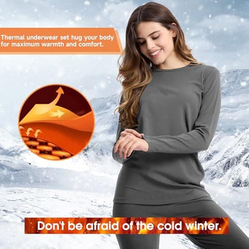 BAMBOO COOL Thermals Base Layer Women Thermal Womens Bamboo Winter Wear — view 2