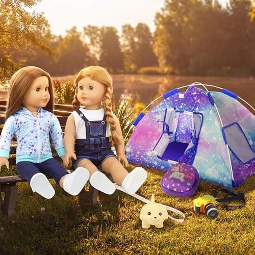 ZITA ELEMENT 18 Inch Doll Camping Tent Set and Accessories — view 4