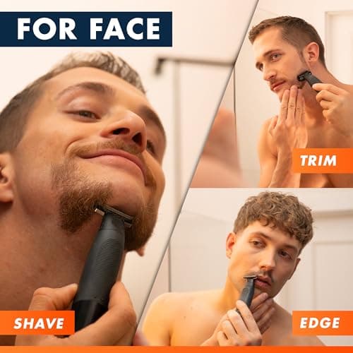 Gillette Fusion One Face and Body Electric Beard Trimmer Men with One Blade — view 3