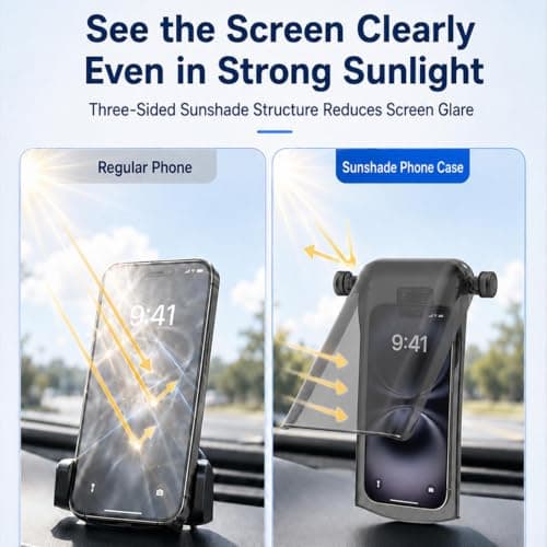 Generisch Smartphone Sun Visor Magnetic Quick Release Anti-Glare — view 4