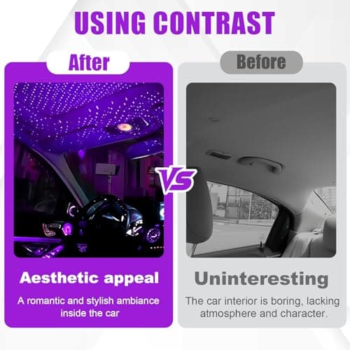 Car Roof Lights,LED Ceiling Star Night Light,Mini LED Projection Lamp Star Night,USB Interior Atmosphere Light, Starlight Roof Kit for Car,Romantic Star Projector for Auto,Ceiling, Bedroom,Party — view 5
