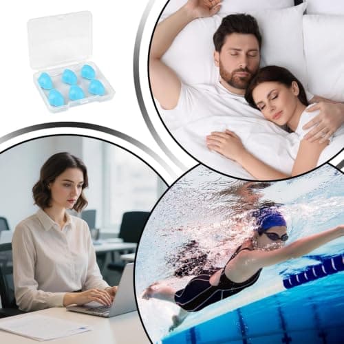 Noise Canceling Earplugs,Moldable Cloud Silicone Ear Plugs,Sleep,Travel — view 3