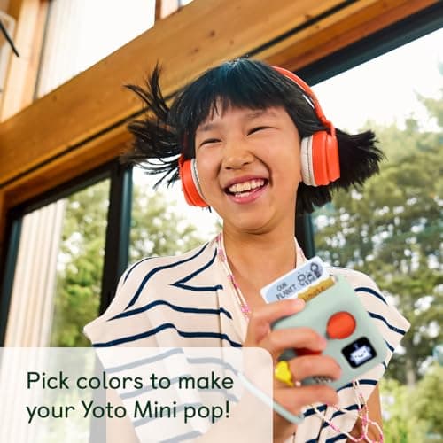 YOTO Mini (2024 Edition) + Adventure Jacket in Frog Soup (Green) Bundle - All-in-1 Travel Device for Stories Music Podcast Radio White Noise Ok-to-Wake Alarm Clock, Use as Speaker or with Headphones — view 6