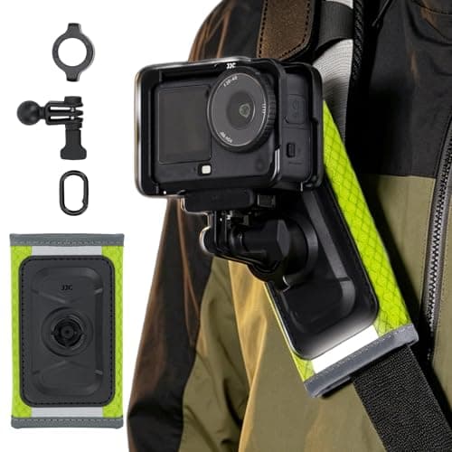 JJC Backpack Shoulder Strap Mount for Go Pro Hero 13 12 11 10 Action Camera