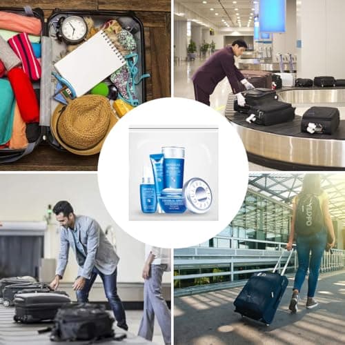 FOMGIIN Airport Security Liquids Bags, 6 Pack 20 x 20 cm Airline Approved Liquid Clear Plastic Bag for Hand Travel Luggage — view 5