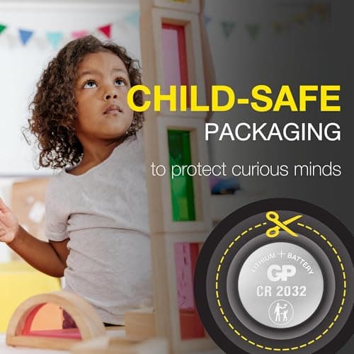 GP Extra CR2032 3V Lithium Coin Batteries – Pack of 10, AirTag & Key Fob — view 4