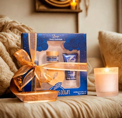Feather & Down Sweet Dream Sleep Essentials Gift Set (50ml Pillow Spray, 50ml Melting Shower Cream, 16g All-Purpose Sleep Balm & 50ml Sleep Butter) - Cruelty Free & Vegan Friendly. — view 3