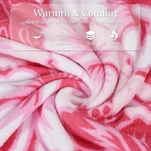 Kato Tirrinia Kids Changing Robe Hooded Beach Towels for Swimming — view 4