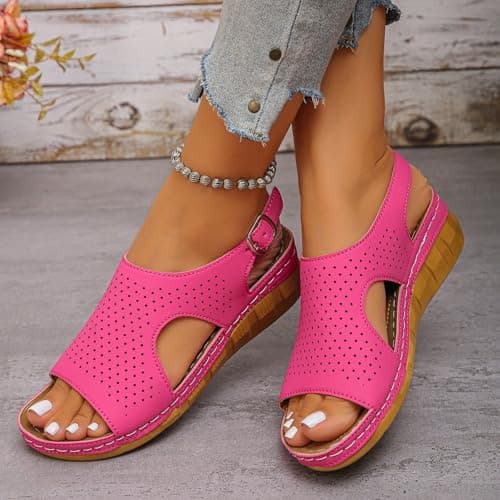Women's Sandals Stylish Elegant Slippers Fashion Boho Flip Flops Ladies Summer Sandals Travel Summer Shoes — view 2