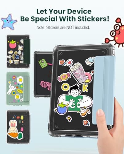MoKo Detachable Magnetic Case for 6" Kindle 11th 2024/2022, Sky Blue — view 4