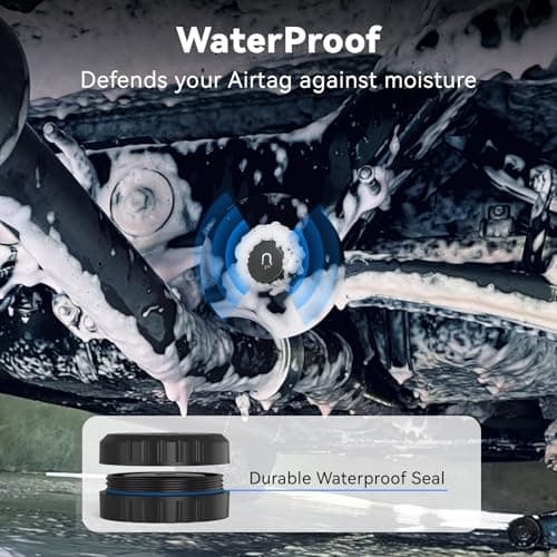 Magnetic AirTag Holder 1 Pack, N52 Magnet Waterproof Case for Apple AirTag — view 4