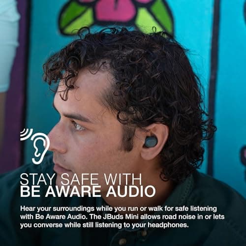 JLab JBuds Mini True Wireless Earbuds with Mic - Bluetooth, Sage — view 5