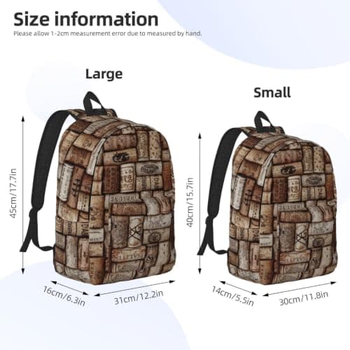 FEYUNYAN Casual Canvas Backpack Unisex, Lightweight Daypack For Work Travel — view 4