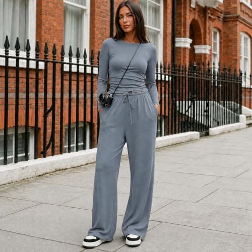 Womens Travel Outfits Two Piece for Airport and City Breaks — view 3