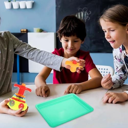 4pcs Plastic Art Trays for Children Activity Organizer Tray — view 4