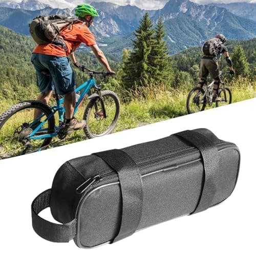 Bike Battery Hanging Bag 27x9.5x7cm Oxford Cloth Black Rectangle — view 4