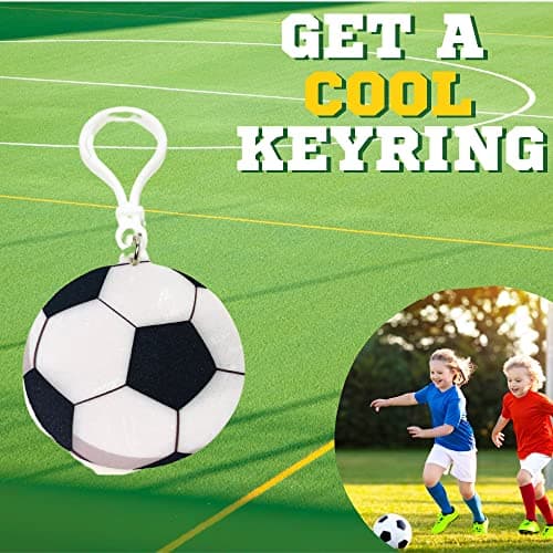 CARESWAY Football Water Bottle for Boys and Girls - Football Gifts for Boys and Girls - Collapsible Bottle for Children Drinks — view 4
