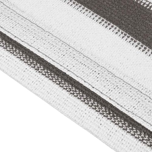 LoogCape Tent Rug 200 x 200 cm Anthracite White Weatherproof Breathable Easy to Cut to Size for Camping Hiking Outdoor Festival Beach Trekking with Eyelets and Mounting Hooks — view 4