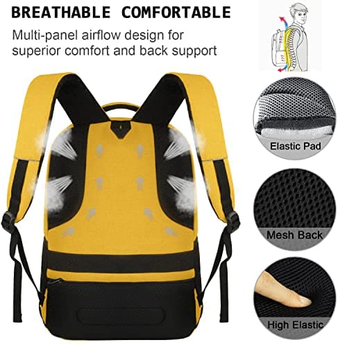 KASIBON Laptop Backpack for Men, Anti-Theft Business Travel Backpack — view 5