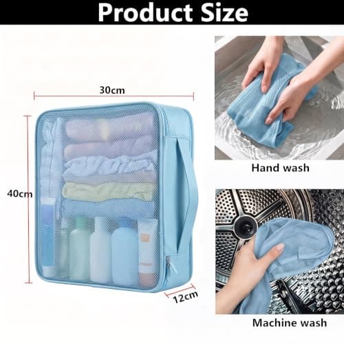 6 PCS Large Packing Cubes, Lightweight Luggage Packing Organizers Cubes — view 2