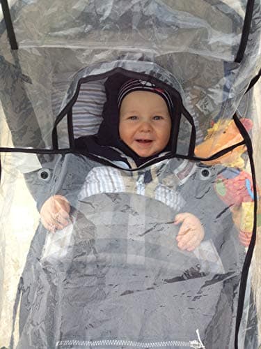 Playshoes Baby Travel Universal Pushchair Pram Stroller Rain Cover — view 6