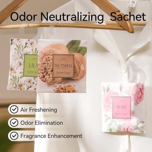 POFLY 12 Pack Sakura Scented Sachets, Air Freshener for Home & Small Spaces — view 2