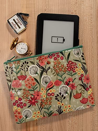 Blue Q Dandelion Zipper Pouch - Cosmetic Case - Yellow - Rectangular Pouch - Storage, Travel, Organization, Everyday Use — view 2
