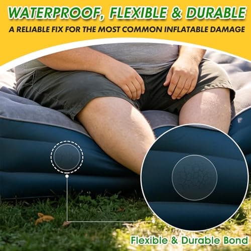 Air Mattress Patch Kit 80ML, Heavy Duty Waterproof Vinyl PVC Adhesive — view 5