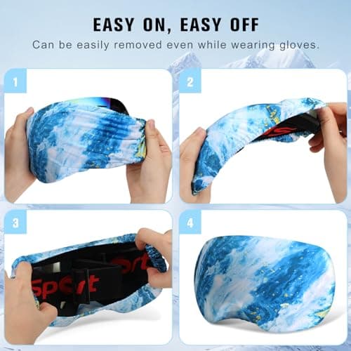 FINPAC 2 Pieces Ski Goggle Cover Sleeve — view 3