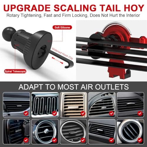 Hemobllo Cartoon Air Vent Phone Bracket Sensing Car Phone Holder 360 Degree Rotating Navigation Support for Mobile Phones Screen Visible Cradle for Safer Driving — view 5