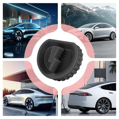 Ev Charger Port Cover, Car Charging Port Dust Plug, Reusable Protective Ports Caps, Magnetic Waterproof Caps Enclosure Tip Protector For Vehicle Roadside Garage Station Parking Travel — view 6