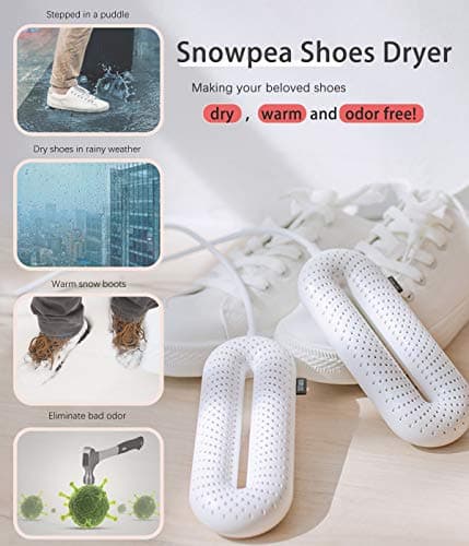Snowpea Electric Shoe Dryer, Ski Boots Dryer, Shoe & Boot Warmer to Dry Sweaty Shoes & Eliminate Bad Odor, 3/6/9 Hours Timed Auto Self Off (Standard UK Plug) — view 2