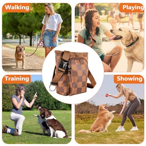 PUGTOW Hands-Free Dog Treat Pouch Magnetic 4-Way Waist Crossbody Bag — view 2