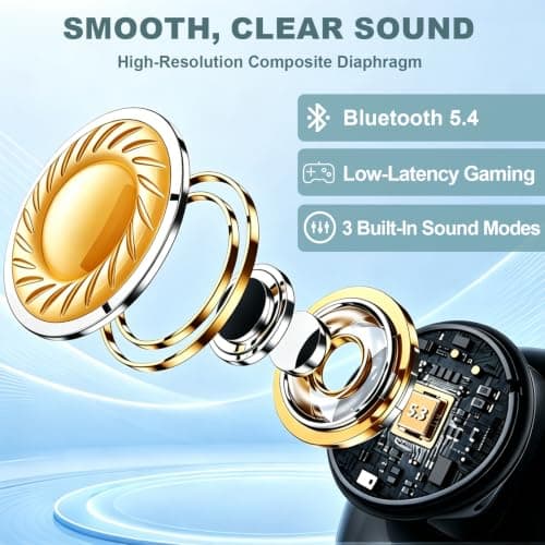 Bluetooth 5.4 Magnetic Neckband Earphones, 100H Playtime, LED Display — view 2