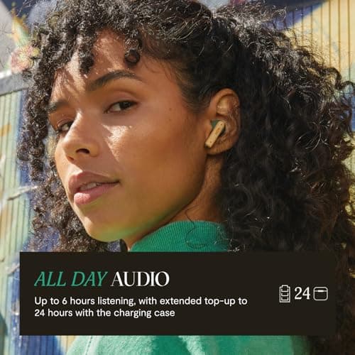 House of Marley Little Bird True Wireless Bluetooth Earbuds - IPX4, Green — view 5