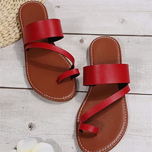 Zeiayuas Bunion Correction Slides Womens Orthopedic Sandals Ladies Flats Orthotic Flip Flops Wide Fit Clip Toe Walking Thong Sandals with Plantar Fasciitis — view 3