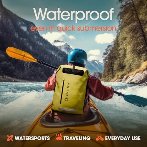 Waterproof Dry Bag 55L - Roll Top Sack for Kayaking Sailing Boating — view 3