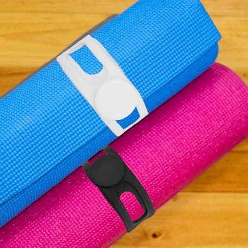 Fukaisu 4pcs Silicone Latch Strap for Slow Cooker Lid, 21.46in Reusable Self-Locking Silicone Straps Adjustable Elastic Tie for Bento Box Pots Camping Gear Yoga Mat Organizing Curtain Cords — view 4