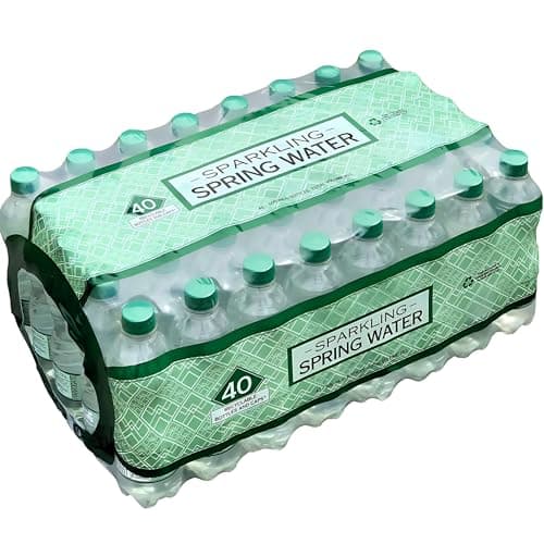 Multipack 500ml Sparkling Spring Water Compatible With Kirkland Spring Water, Bulk Wholesale Deal Hydration Pack For Everyday Use (40 Pack (40x 500ml))