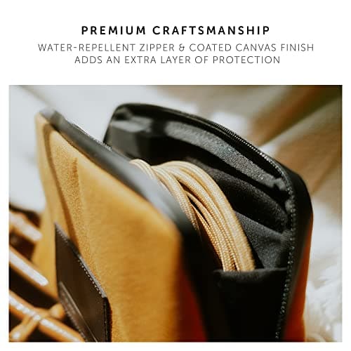 Native Union Stow Lite Organizer W.F.A Tech Organizer – Minimalist Travel Pouch Made of Recycled Materials for Everyday Accessory Storage & Protection – Stores Cables, Chargers & More (Kraft) — view 6