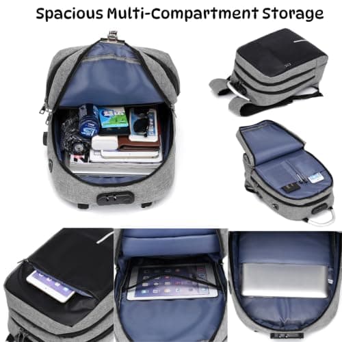 Anti-theft Cabin Bag with Combination Lock, Ryanair Cabin Bags 40x30x15 — view 6