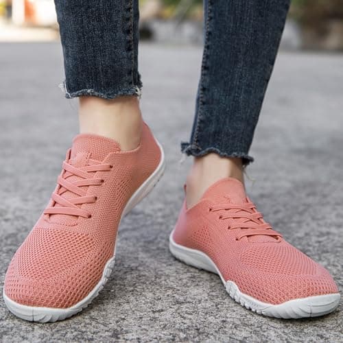 Barefoot Shoes Womens Slip On Trainers Gym Yoga Shoes Women Pink Size 7 — view 2