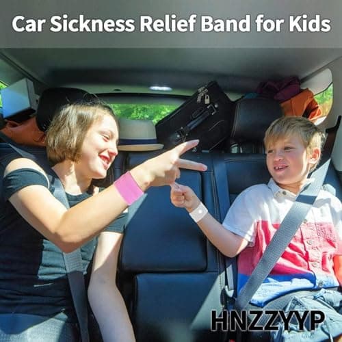 Original Natural Anti-Nausea Relief Wristbands, Travel Motion Sickness Bands for Kids — view 6