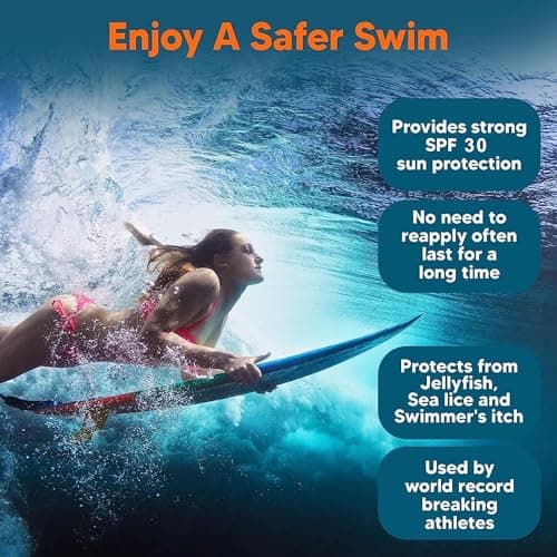 Safe Sea Zinc Oxide Sunscreen SPF30 | Clear Mineral Face And Body Sunscreen Without White Cast | Anti-Jellyfish Sting Protective Lotion | Travel Size - 100ml — view 6